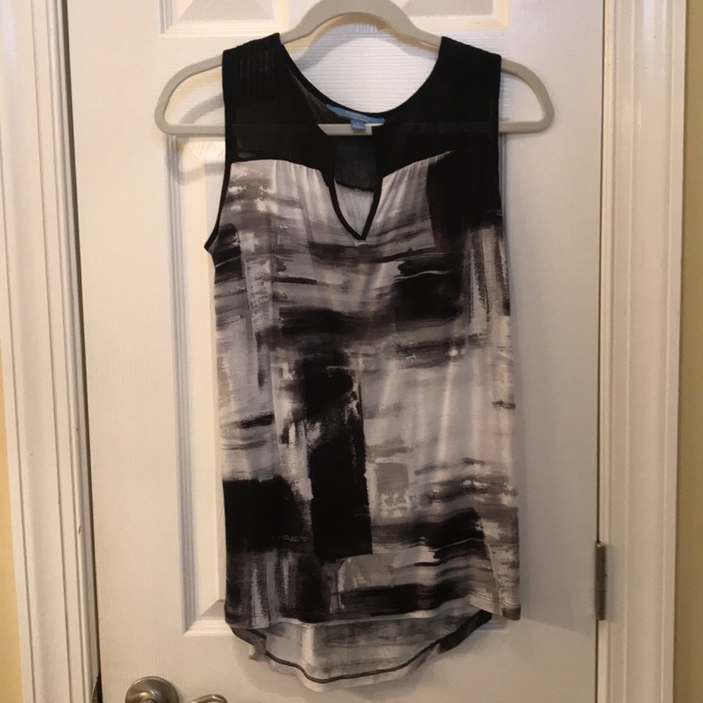 Vera Wang Sleeveless Hi Lo Tunic